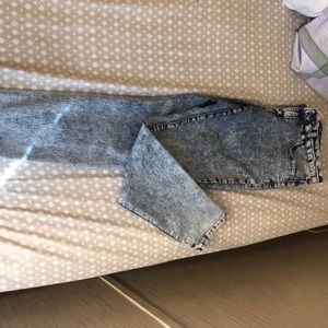 Acid wash jeans